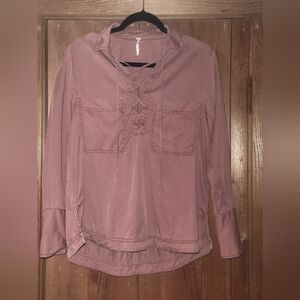 EUC Free People Under Your Spell Mauve Blouse
